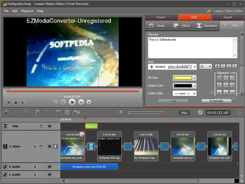 Leawo Video Editor screenshot 4