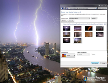 Lightning Windows 7 Theme screenshot