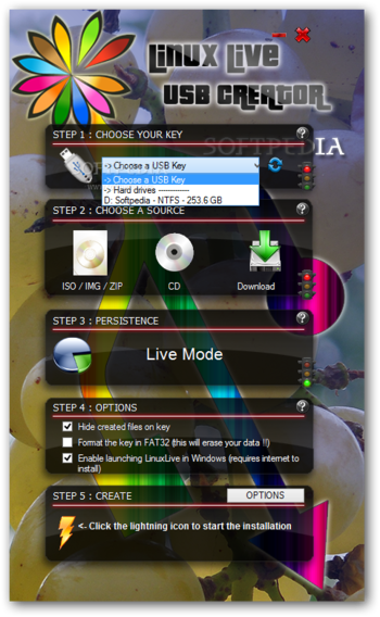 LinuxLive USB Creator Portable screenshot 2