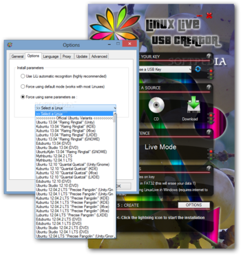 LinuxLive USB Creator Portable screenshot 3