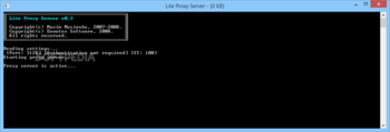 Lite Proxy Server screenshot
