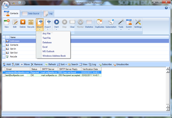 Live Email Verifier Professional screenshot 2