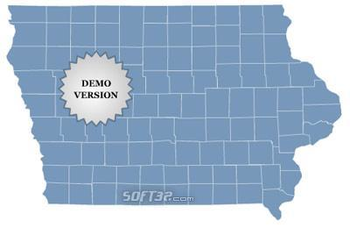 Locator Map of Iowa screenshot 3