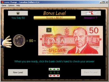 Loose Change - Canadian Dollars screenshot