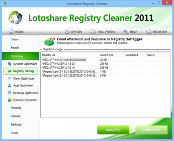 Lotoshare Registry Cleaner screenshot 13