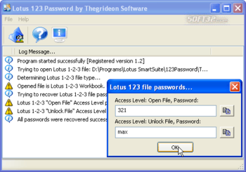 Lotus 1-2-3 Password (TSL1P) screenshot 2