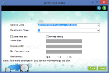Lumin Disk Image screenshot 3