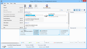 Magic NTFS Recovery screenshot 2