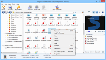 Magic NTFS Recovery Portable screenshot 4