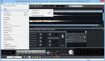 MAGIX Samplitude Music Studio screenshot 2