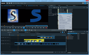 MAGIX Video Pro X7 screenshot