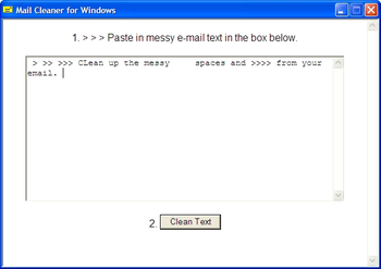 Mail Cleaner for Windows screenshot