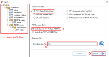 MailsDaddy MBOX to PST Converter screenshot 7