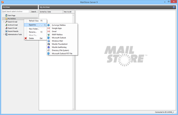 MailStore Server screenshot 2