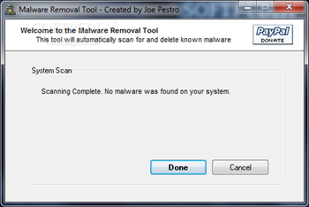 Malware Removal Tool screenshot 2