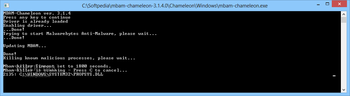 Malwarebytes Chameleon screenshot
