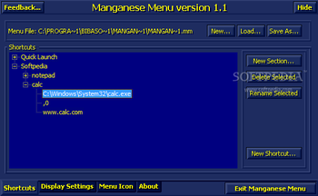 Manganese Menu screenshot 2