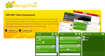 MangoChat Asp.net Ajax Chat Software screenshot