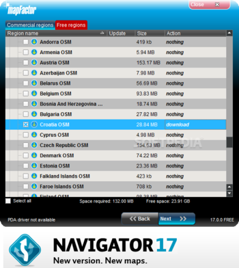 mapFactor Navigator Free screenshot 5
