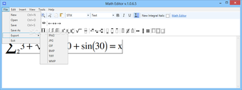 Math Editor screenshot 2