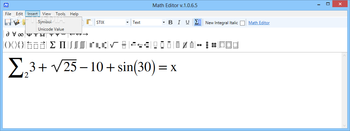 Math Editor screenshot 3