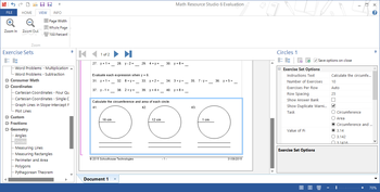 Math Resource Studio screenshot 2