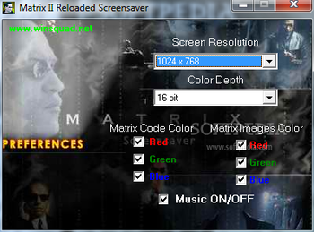 Matrix Reloaded Screensaver screenshot 2