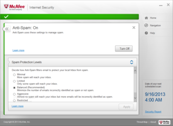 McAfee Internet Security screenshot 19