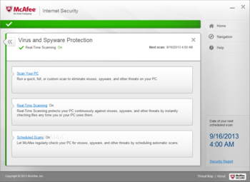 McAfee Internet Security screenshot 2