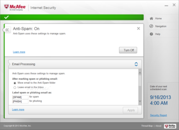 McAfee Internet Security screenshot 20