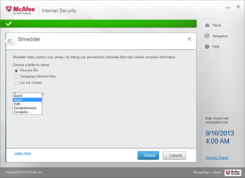 McAfee Internet Security screenshot 7