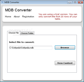 MDB Converter screenshot