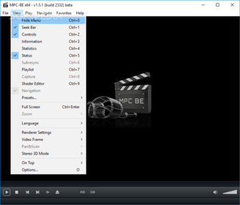 Media Player Classic - Black Edition Portable screenshot 4