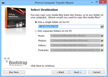 MediaWidget - Easy iPod Transfer screenshot 2