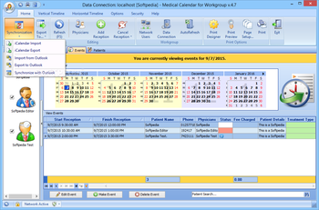Medical Calendar for Workgroup screenshot 2