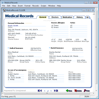 Medical Records screenshot