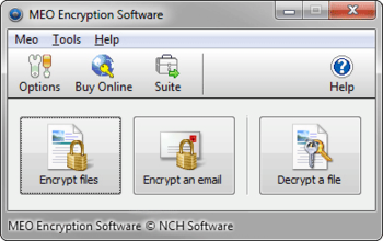 MEO Encryption Software Free screenshot