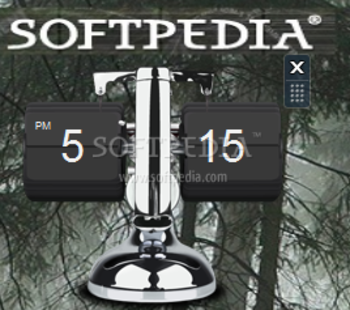 Metallic Flip Clock screenshot