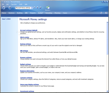 Microsoft Money Plus Sunset Home & Business screenshot 10