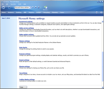 Microsoft Money Plus Sunset Home & Business screenshot 11