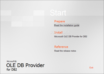 Microsoft OLEDB Provider for DB2 screenshot