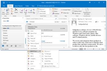 Microsoft Outlook screenshot 2
