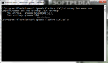 Microsoft Speech SDK screenshot