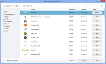Microsoft Web Platform Installer screenshot 4