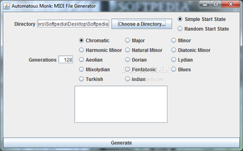 MIDI File Generator screenshot