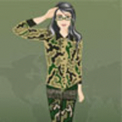 Military Girl Dress Up Game screenshot 2