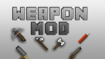 Minecraft Weapons Mod screenshot