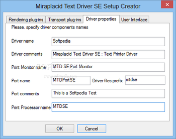 Miraplacid Text Driver SDK screenshot 3