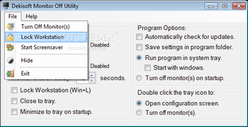 Monitor Off Utility screenshot 2
