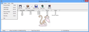 Monkey's Audio screenshot 2